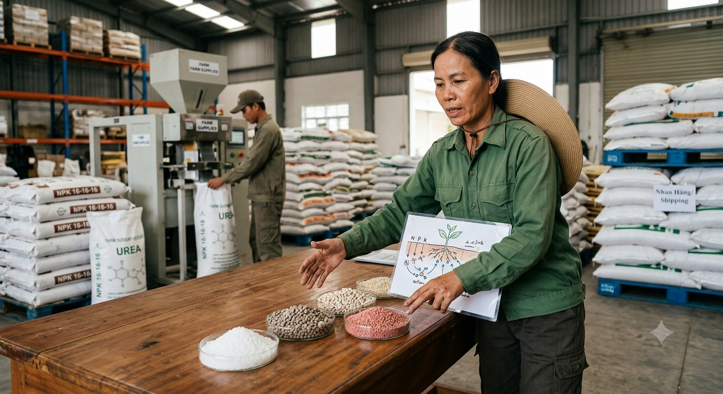 Đặc tính và cơ chế tác động của phân bón vô cơ
